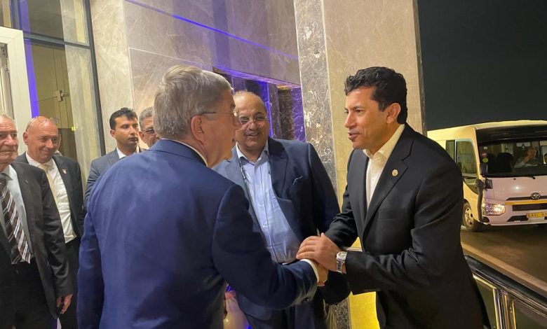 وزير الرياضة يُودع رئيس اللجنة الأولمبية الدولية بعد زياراته الرسمية لمصر 1 IMG 20220924 WA0084