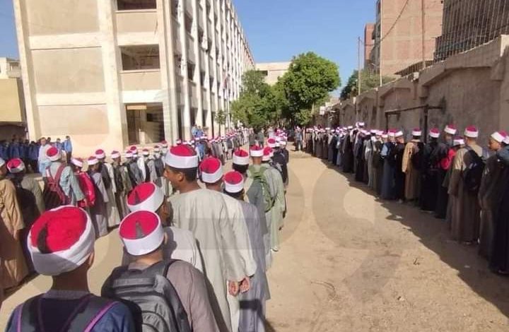 الالتزام والادب واحترام العلم شعار طلاب الازهر فى العام الدراسي الجديد 5 FB IMG 1664731215520