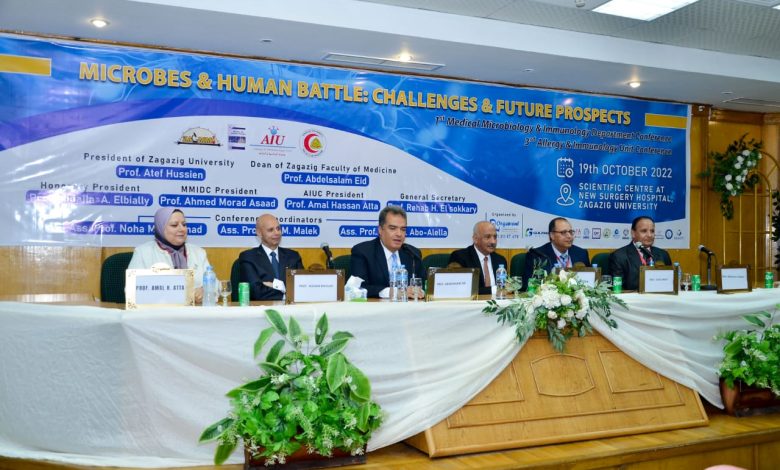 افتتاح مؤتمر المكروبيولوجيا والمناعة بطب الزقازيق 3 IMG 20221019 WA0091
