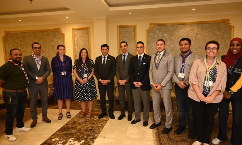 *وزير الشباب والرياضة يلتقي مديرة الشراكات بالمنظمة العالمية للحركة الكشفية 3 IMG 20221110 WA0065