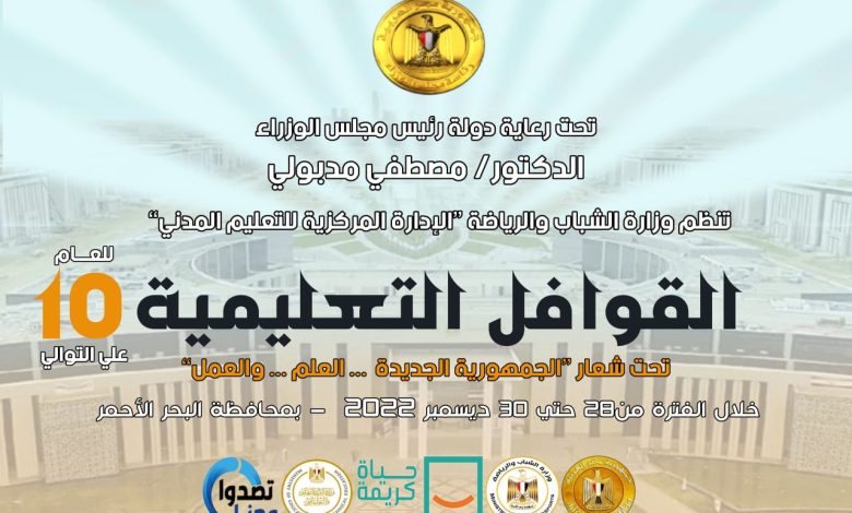 وزارة الشباب تُطلق تاسع محطات القوافل التعليمية والتنويرية بـالبحر الأحمر ... غدًا 2 IMG 20221228 WA0033