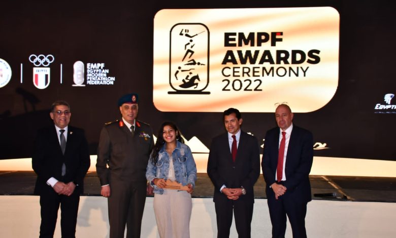 وزير الشباب والرياضة ورئيس جهاز الرياضة العسكرى يشهدان حفل توزيع جوائز الأفضل للاتحاد المصري للخماسي الحديث 5 IMG 20221228 WA0078