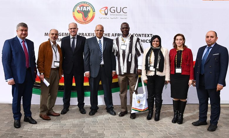 الالمانية بالقاهرة تستضيف مؤتمر اكاديمية الادارة الافريقية 5 IMG 20230109 WA0072