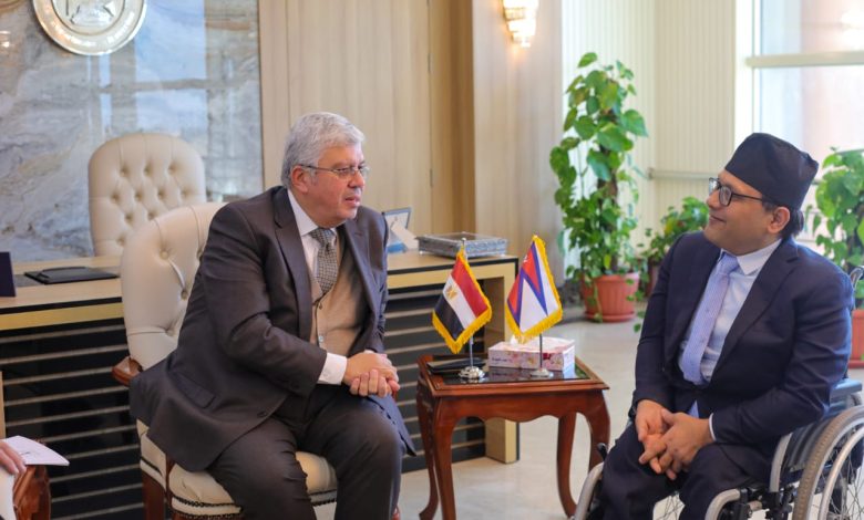 وزير التعليم العالي يستقبل سفير نيبال بالقاهرة 1 IMG 20230120 WA0004