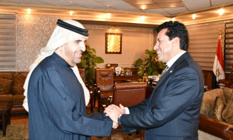 وزير الشباب والرياضة يلتقي المدير التنفيذي مؤسسة محمد بن راشد ال مكتوم للمعرفة 5 IMG 20230125 WA0082