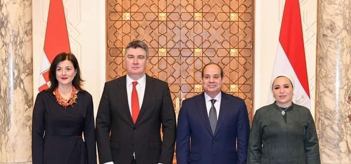 الحماية الاجتماعية التي تتبناها الدولة المصرية فى مناقشات السيدة انتصار السيسي مع السيدة الاولى لكرواتيا 4 FB IMG 1675700687701 e1679332888391