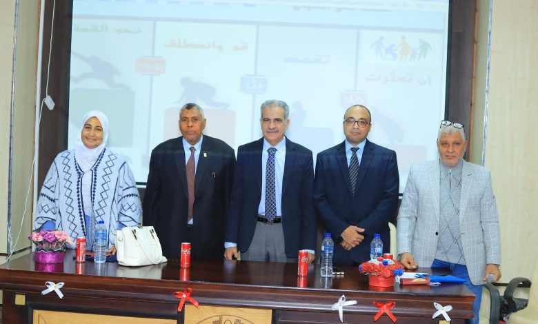 الانشطة الطلابية بكلية الخدمة الاجتماعية باسوان شعارها "لا لتعدي" 3 IMG 20230302 WA0059 1