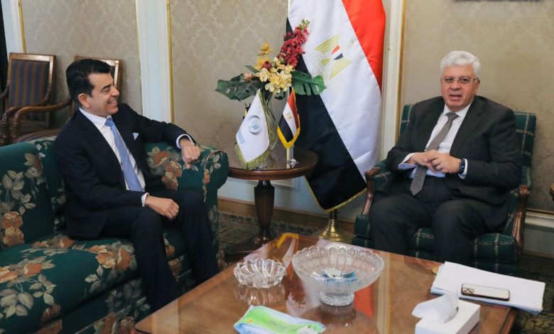 وزير التعليم العالي يبحث آليات تعزيز التعاون مع منظمة الإيسيسكو 2 IMG 20230311 WA0120 1