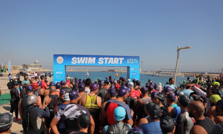 ١٠٠٠ مشارك من ٢٠ دولة يتنافسون فى سباق Let’s TRI بمدينة الجلالة 1 IMG 20230317 WA0427 1
