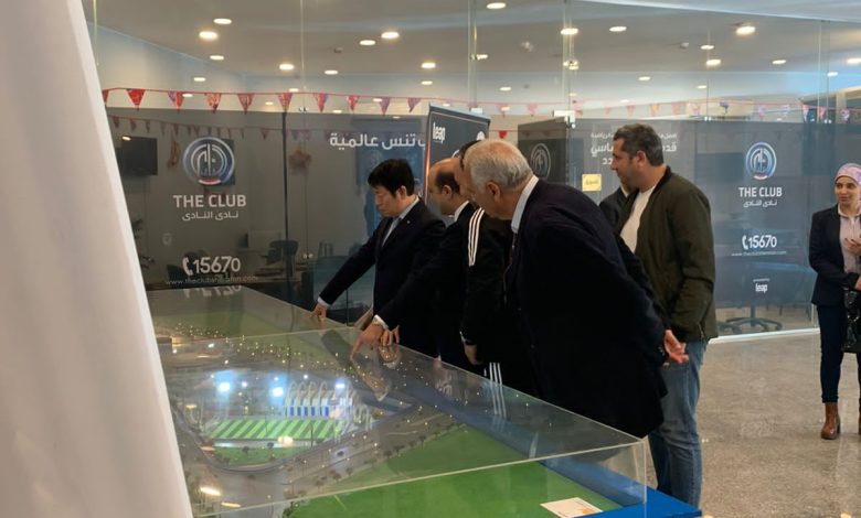 رئيس الاتحاد الدولى للجمباز يتفقد نادي النادي شيراتون 4 IMG 20230318 WA0128 1