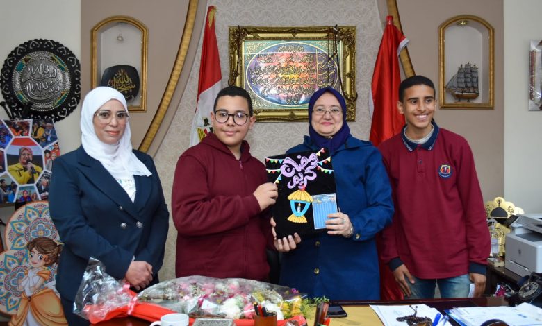 وكيل الوزارة تستقبل وفد مدرسة بورفؤاد الإعدادية للبنين 1 IMG 20230402 WA0075