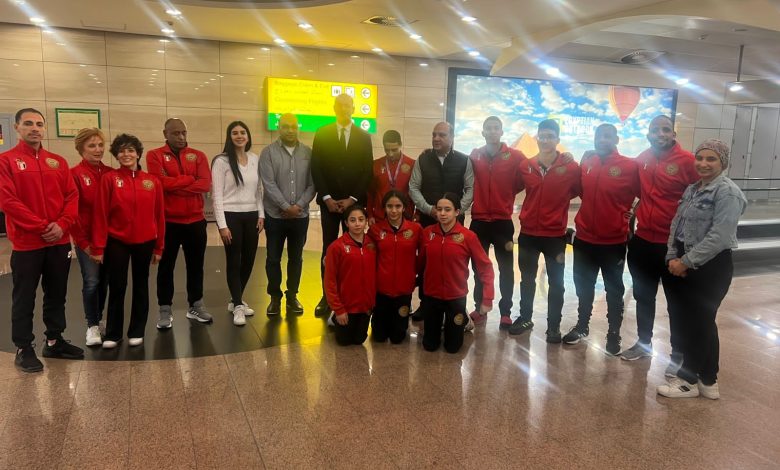 الشباب والرياضة تستقبل بعثة منتخب الجمباز بالمطار عقب عودتهم من تركيا 3 IMG 20230403 WA0091