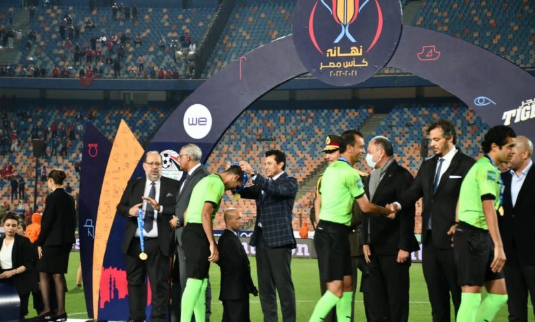 وزير الرياضة يشهد مراسم تسليم كأس مصر للنادى الاهلى 11 IMG 20230411 WA0029