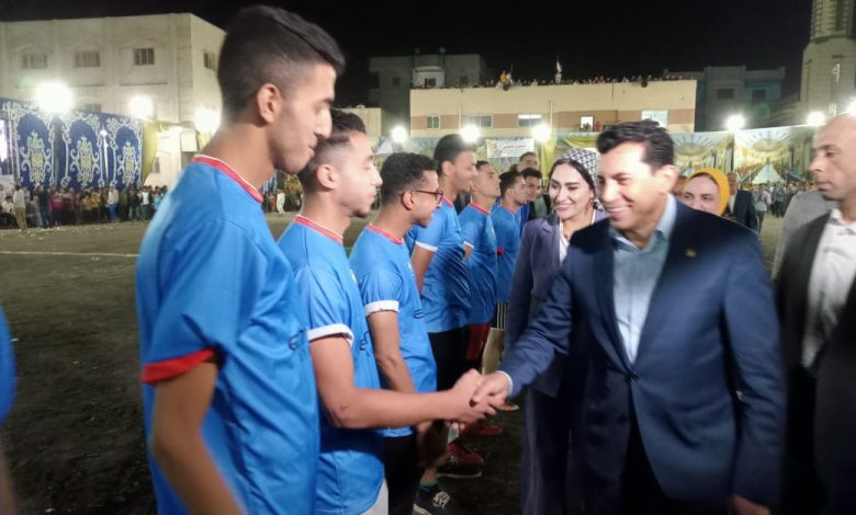 وزير الشباب والرياضة يشهد ختام الدورة الرمضانية بمركز. شباب ميت أبو الحسين 6 IMG 20230419 WA0110