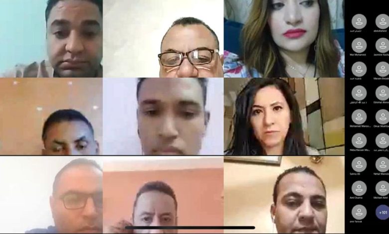 وزير الشباب فى حوار مفتوح مع شباب الصعيد عبر الفيديو كونفرانس 5 IMG 20230420 WA0211