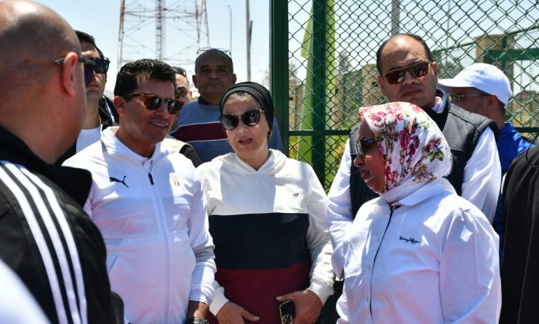 بالصور وزير الشباب والرياضة يشهد بانوراما التنمية الرياضية بشمال سيناء 7 IMG 20230427 WA0113