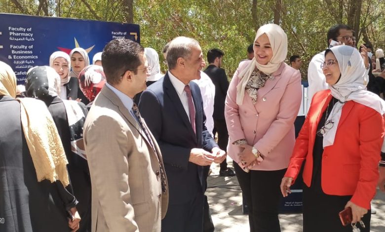 إفتتاح اكبر معرض لتكنولوجيا الصيدلية بجامعة هليوبوليس 3 IMG 20230503 WA0055