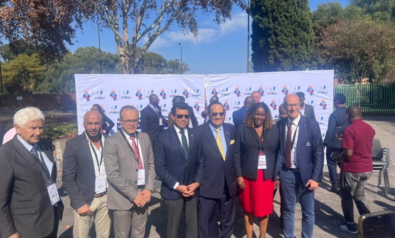 وزير الشباب والرياضة يشهد اجتماعات الاتحاد الرياضي الأفريقي للجامعات بجامعة جوهانسبرج بجنوب افريقيا 5 IMG 20230505 WA0094