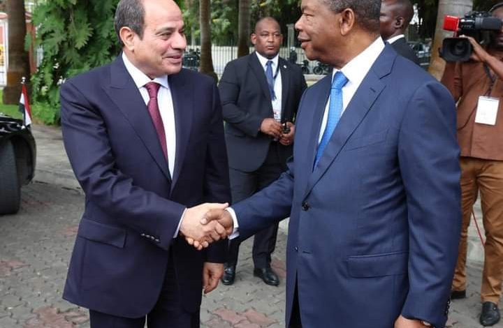 السيسى أول رئيس مصري في أنجولا 4 FB IMG 1686168471411