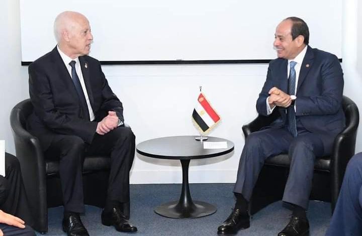 الرئيس السيسي يلتقى اليوم مع الرئيس التونسي قيس سعيد، على هامش قمة "ميثاق التمويل العالمي الجديد". 3 FB IMG 1687463998776