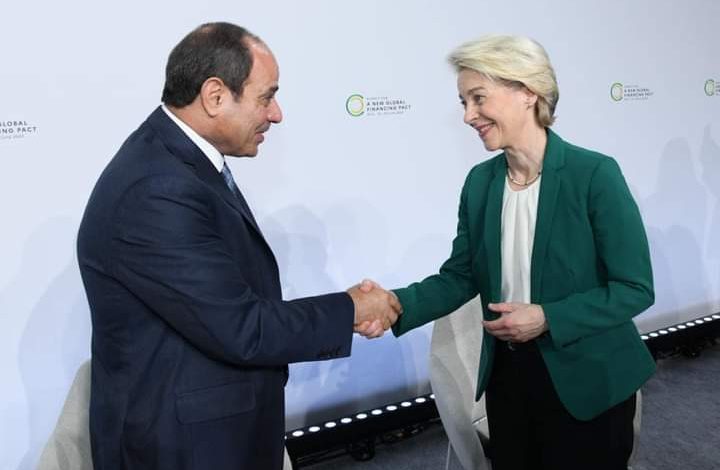 بالصور لقاءات جانبية للرئيس السيسى على هامش قمة الميثاق العالمى التمويلى بباريس 8 FB IMG 1687464337607