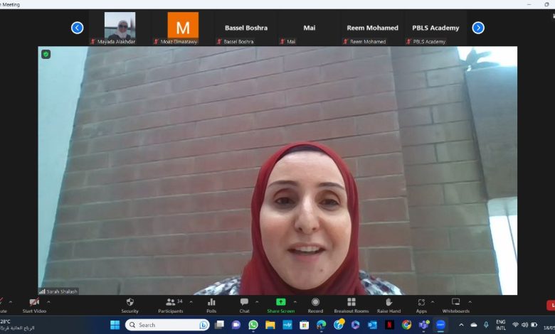 جامعة حلوان تنظم ندوة تعريفية للمنح المقدمة من هيئة أميدإيست مصر للدراسة في الولايات المتحدة 5 IMG 20230606 WA0016