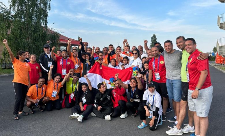 وزير الرياضة يهنيء المنتخب المصري للاعاقات الذهنية لانجازاتهم ببطولة الالعاب العالمية بفرنسا 4 IMG 20230607 WA0165