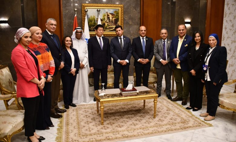 وزير الرياضة يفتتح بطولة الفراعنة الدولية للجمباز بإستاد القاهرة الدولي 7 IMG 20230609 WA0122