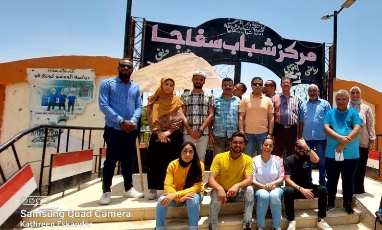 لجنة لمتابعة عددًا من مراكز الشباب بمحافظة البحر الأحمر 1 IMG 20230614 WA0165