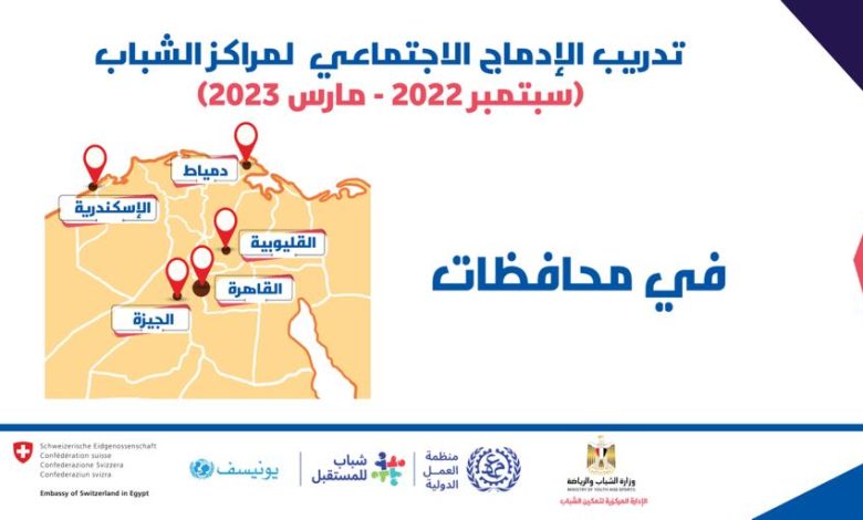 دورات تدريبية عن الإدماج الاجتماعي لرفع قدرات موظفي الهيئات الشبابية بالمحافظات 5 IMG 20230618 WA0110