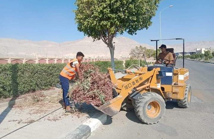 السويس الجديدة تواصل اعمال رفع المخلفات طوال ايام العيد 4 FB IMG 1688226225771