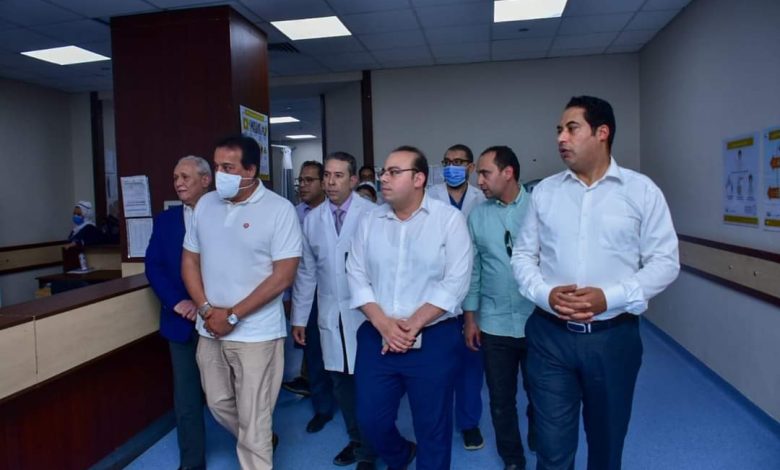 وزير الصحة والسكان فى زيارة للمنشآت الصحية بالأقصر 4 FB IMG 1689621236027