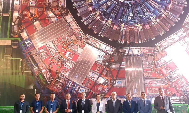 وزير التعليم العالي يزور المجلس الأوروبي للأبحاث النووية CERN بجنيف 4 IMG 20230718 WA0069