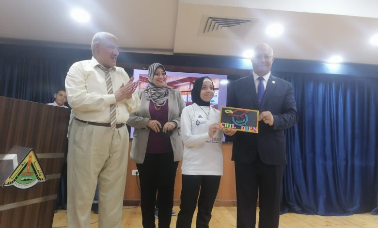 بدء فعاليات جامعة الطفل بجامعة بنها 1 IMG 20230719 WA0071