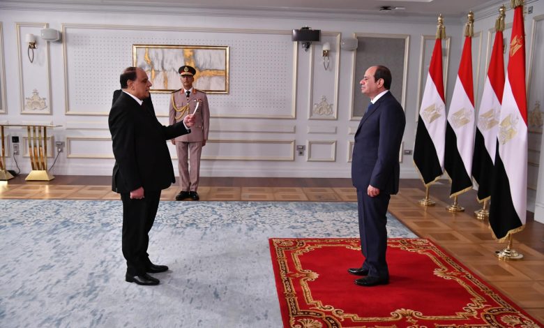 الرئيس السيسى يشهد اداء حلف اليمين لرؤساء محكمة النقد وهيئة النيابة الادارية وهيئة قضايا الدولة 4 الدستورية