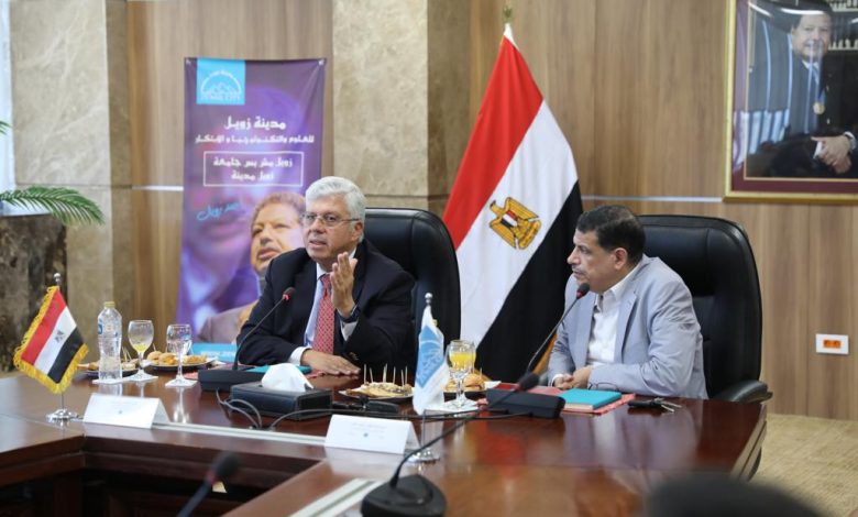 لقاء موسع لوزير التعليم العالي والبحث العلمي بعلماء مدينة زويل للعلوم والتكنولوجيا 3 IMG 20230817 WA0023