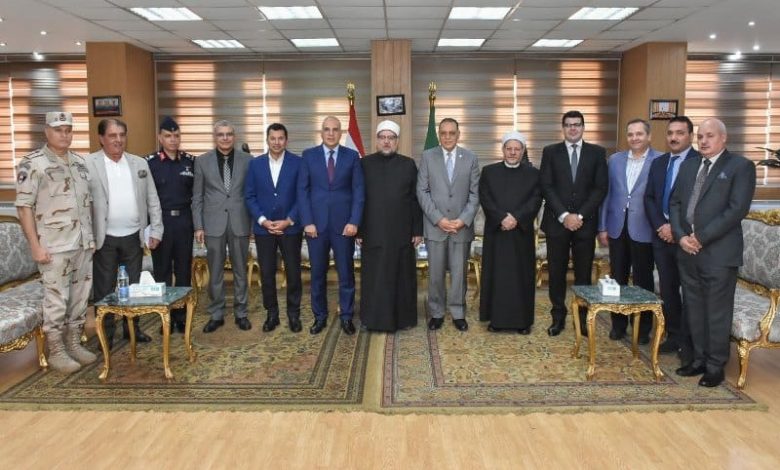 خمس وزراء وقيادات تنفيذية فى زيارة الشرقية احتفالا بعيدها القومي 1 IMG 20230901 WA0082