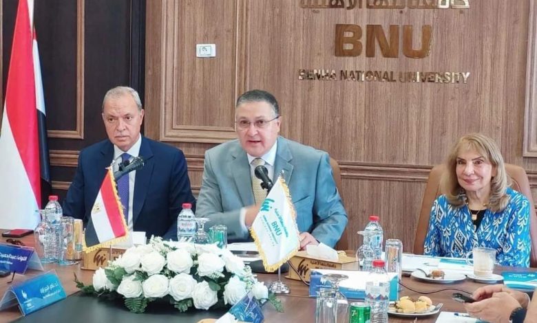 مجلس أمناء جامعة بنها الأهلية يوافق على إنشاء مكتب التميز المؤسسى للجامعه 1 IMG 20230902 WA01001