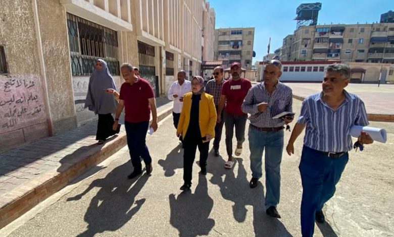 8 لجان بتعليم بورسعيد لمتابعة المدارس قبل بدء العام الدراسي 5 IMG 20230924 WA0114