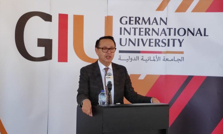 أشرف منصور ،:افتتاح كلية للعلاج الطبيعي بالجامعة الالمانية الدولية هذا العام 3 IMG 20230929 WA0106