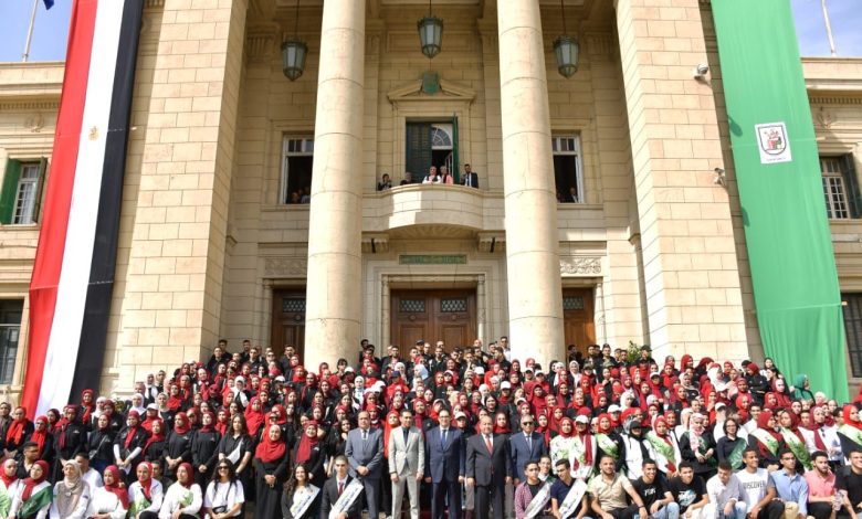 جامعة القاهرة تتزين بالأعلام مع بدء العام الدراسي الجديد 4 IMG 20230930 WA0046