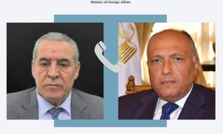 وزير الخارجية تلقى اتصالاً هاتفياً، من حسين الشيخ أمين سر اللجنة التنفيذية لمنظمة التحرير الفلسطينية. 1 FB IMG 1697399955280