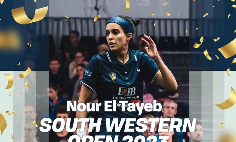 وزير الرياضة يهنئ نور الطيب بعد فوزها بلقب ساوث ويسترن للإسكواش 2 IMG 20231002 WA0014