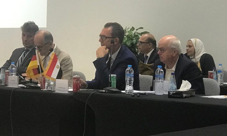 بحضور 20 شخصية ألمانية الجامعة الالمانية الدولية تطلق مؤتمر التنمية الأقتصادية المصري الألماني 6 IMG 20231004 WA0080