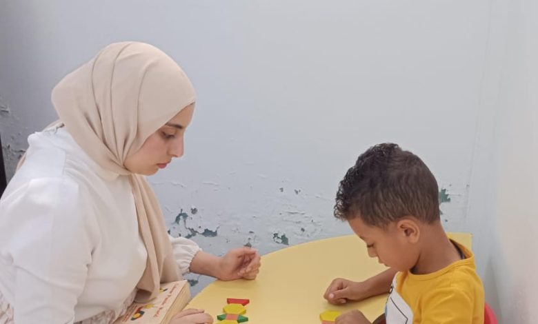 الشباب والرياضة تواصل تنفيذ سلسلة الشباب تعقد جلسات لتنمية المهارات والتكامل الحسى بمراكز التخاطب بالغربية 4 IMG 20231005 WA0034