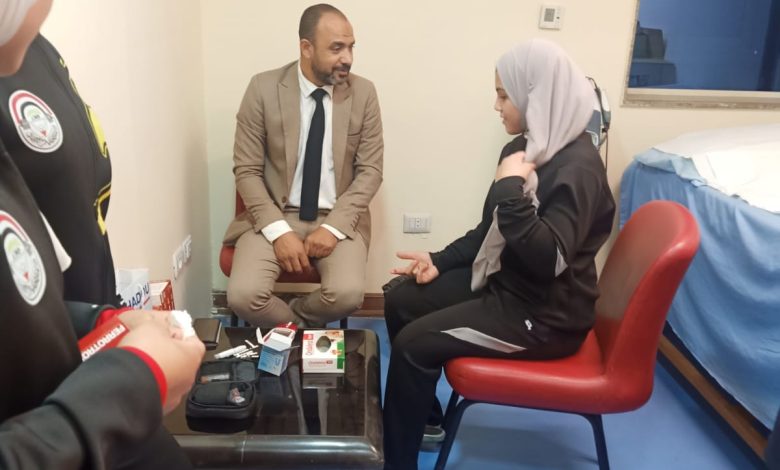 "وزارة الرياضة تنفذ برنامجا للكشف الطبي علي الابطال الرياضيين 6 IMG 20231010 WA0082 1