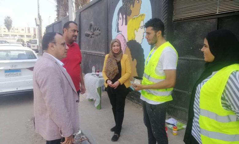 وزارة الشباب والرياضة و العمل الدولية تنفذان نشاط الدمج المجتمعي والرسم على الجدران بالدقهلية 4 IMG 20231010 WA0104
