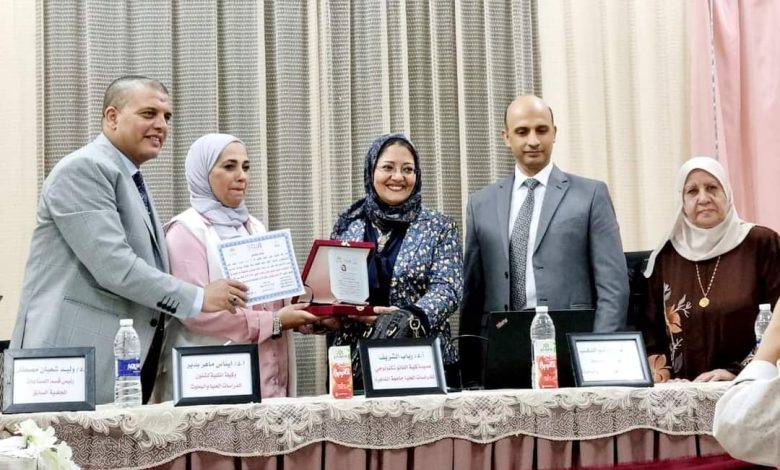 النانو تكنولوجى وتطبيقاته فى العلوم ندوة بجامعة حلوان 3 IMG 20231012 WA0025