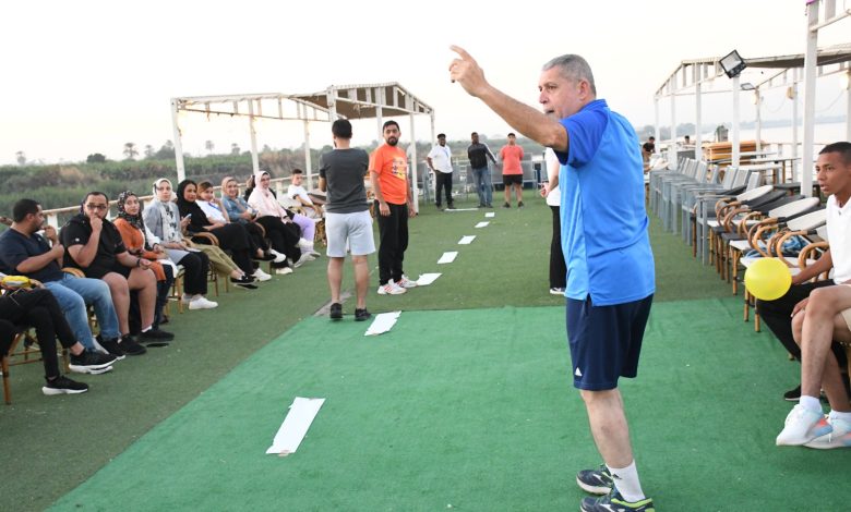 يوم رياضى للوفود المشاركة بمشروع " سفينة النيل للشباب العربى " 4 IMG 20231012 WA0124