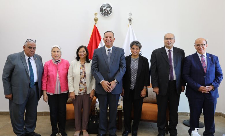 برامج دولية أمريكية بجامعة المنصورة الجديدة 2 IMG 20231015 WA0147